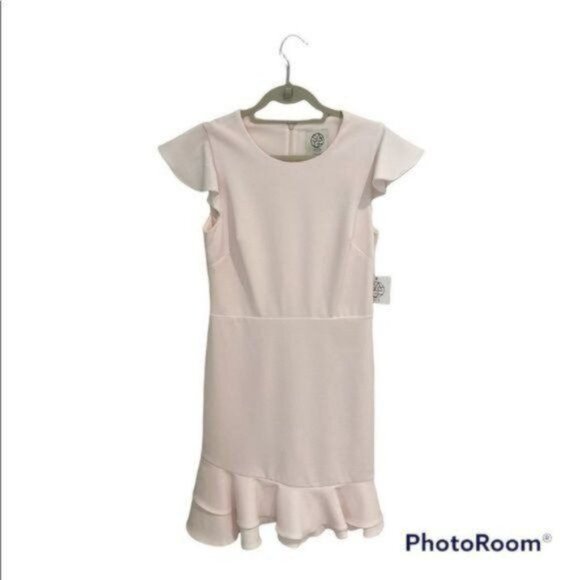 Sage Ruffle Sleeve Midi Dress. NWT - Picture 8 of 11